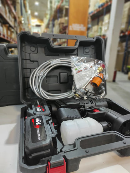 Hidrolavadora Portátil + 2 baterías + Caja de Herramientas ¡Gratis!