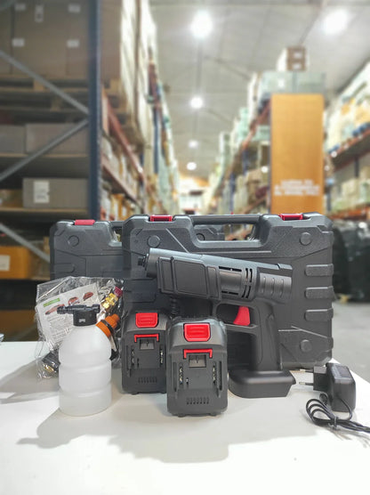 Hidrolavadora Portátil + 2 baterías + Caja de Herramientas ¡Gratis!