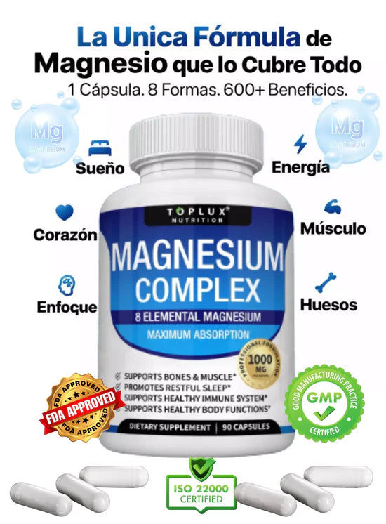 Magnesium Complex™ 8 en 1 💊 100% Original